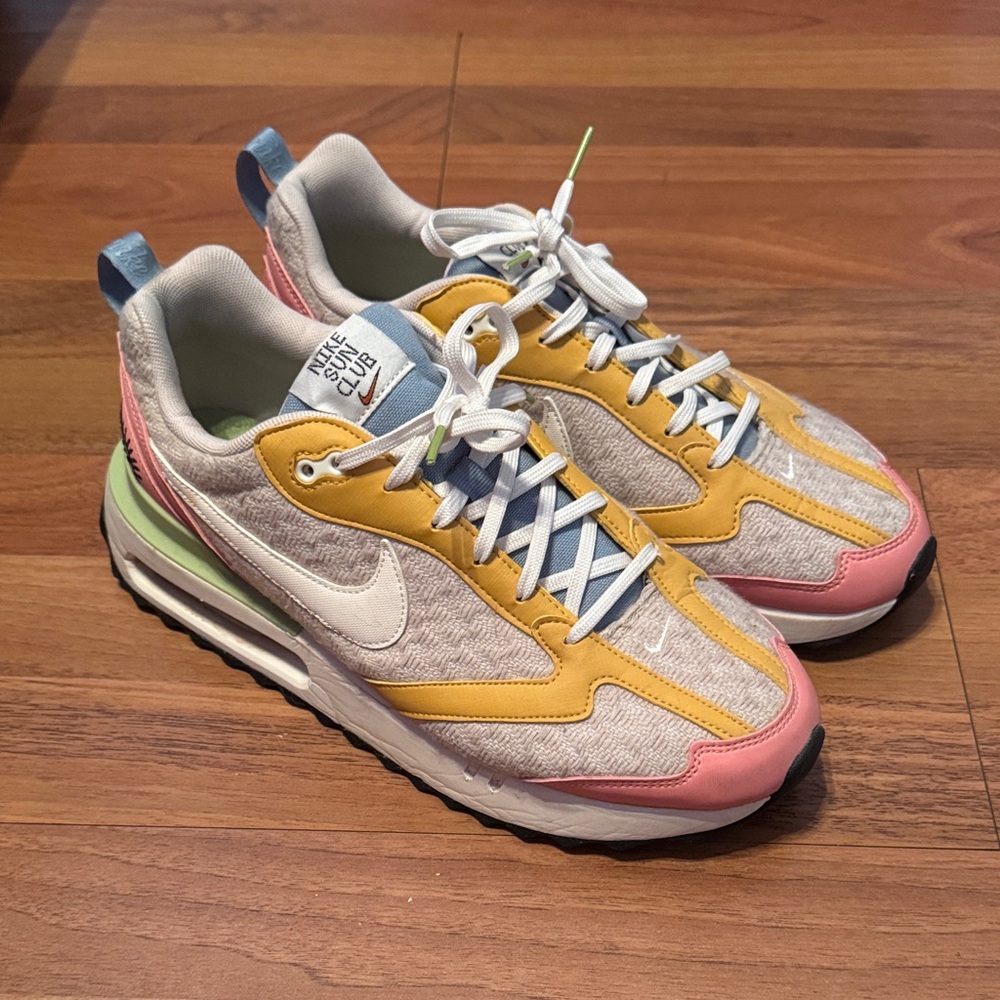 Nike Yellow and Pink Sneakers